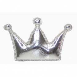 Hair Clip Crown Silver